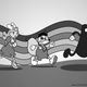 Illustration for article titled emStreet Fighter/em As A Black-and-White Disney Cartoon